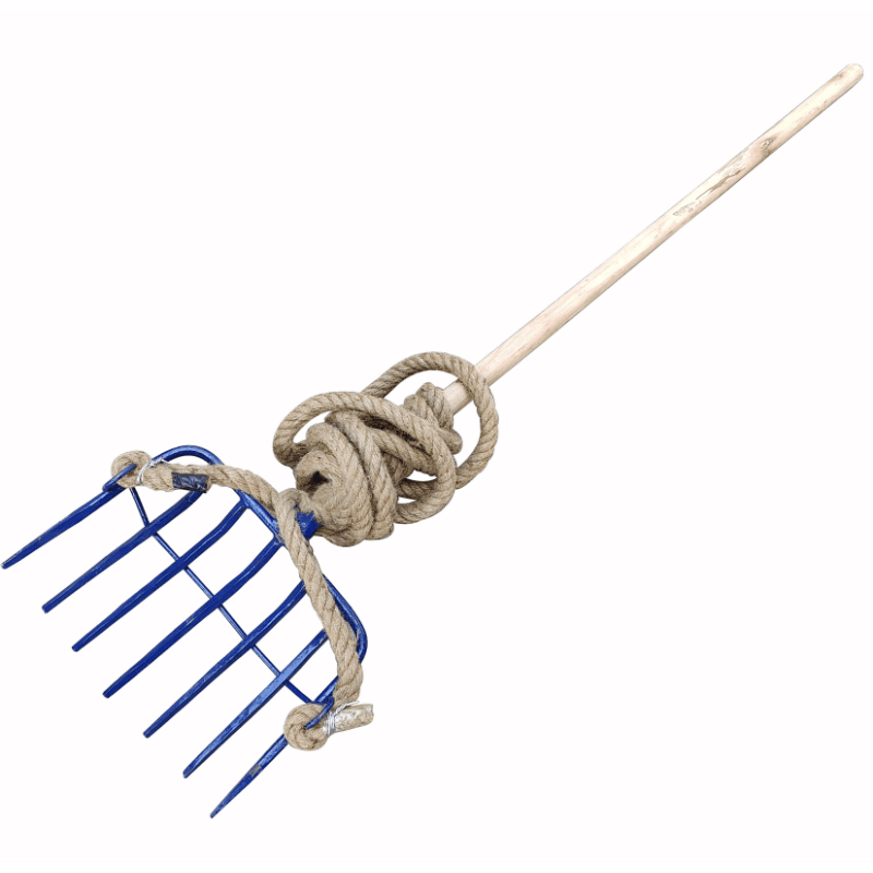 拉耙 七齿 含绳及柄 把图片