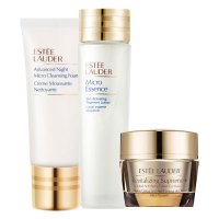 雅诗兰黛(Estee Lauder)多效智妍女士面部护肤套装礼盒紧致抗皱 (洁面+原生液+眼霜)