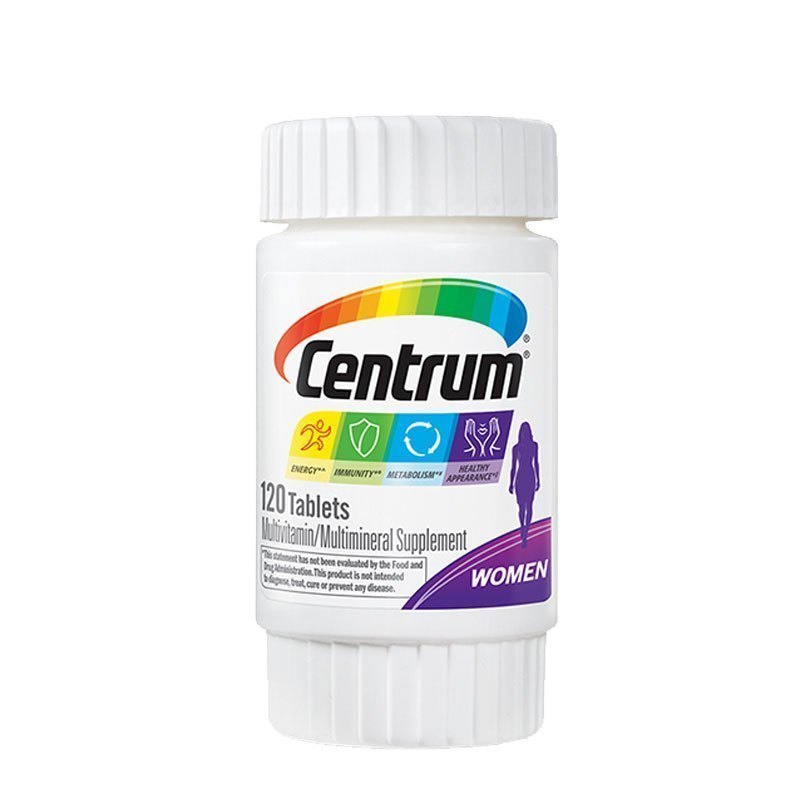 [增强免疫力]Centrum 善存 女士复合维生素 120粒/瓶 美国进口 250克