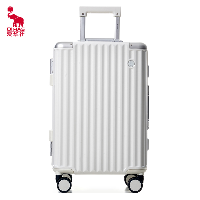 爱华仕(OIWAS) 铝框拉杆箱 磨砂防刮 四角金属防撞登机箱OCX6771-20高清大图