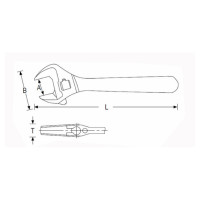 史丹利 Stanley95-048-1-23塑柄活络扳手10