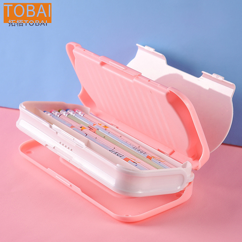 拓栢宣传文具盒含套尺可定制logoTBW-5C 个高清大图