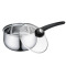 爱仕达(ASD)不锈钢奶锅16cm家用加厚复底一人食小汤锅多用婴儿热牛奶辅食锅无涂层不易坏煮面炖汤锅 燃气电磁炉通用锅具