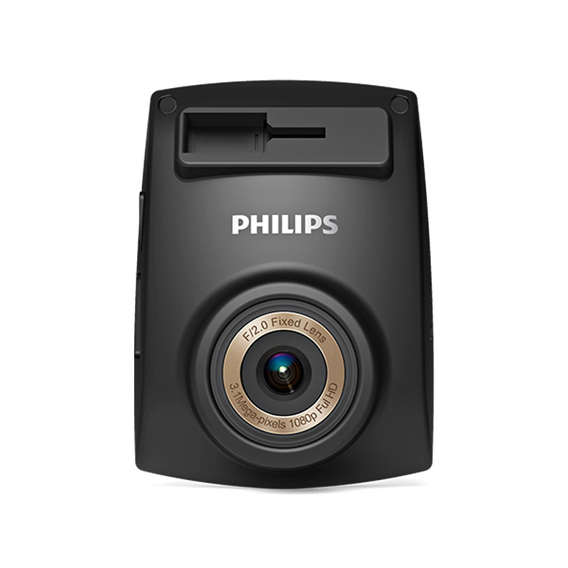 飞利浦(Philips)车载行车记录仪 ADR800s 动态夜视记录仪 高清防碰瓷 智能车载记录 专业级大广角