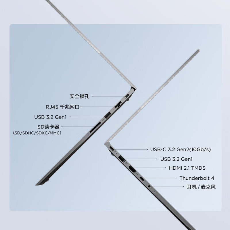 ThinkPad ThinkBook 14 SE SLCD 14英寸大屏学生游戏娱乐商务办公笔记本电脑 高清屏高色域屏 酷睿i5-13420H 16G内存 512G固态高清大图