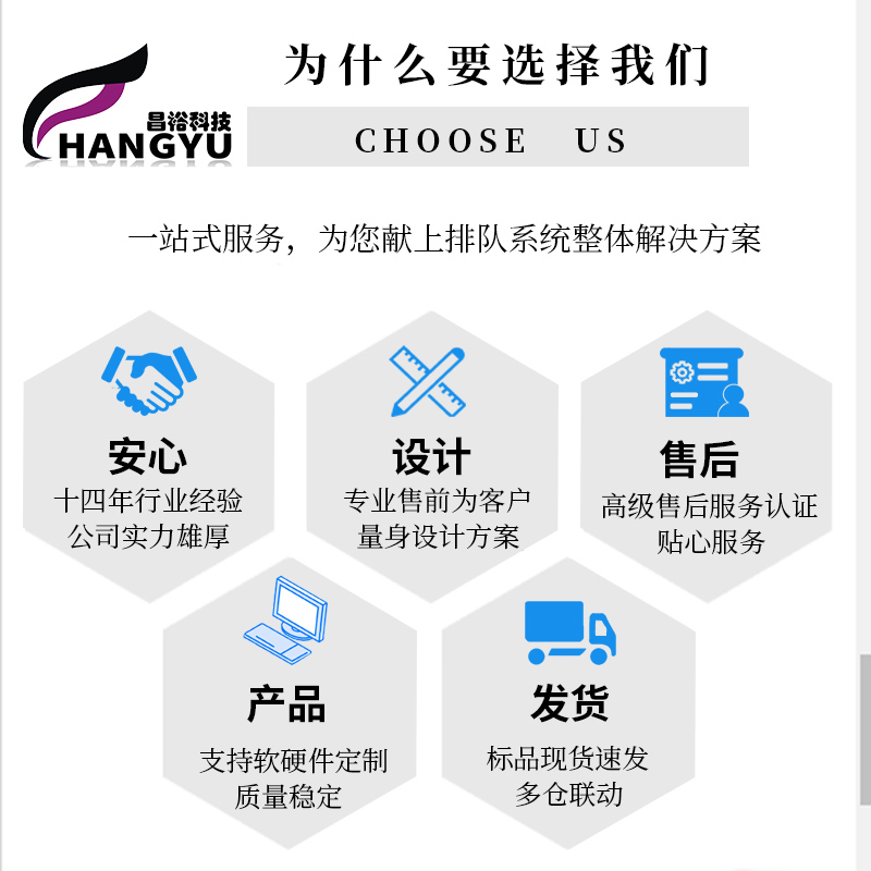昌裕 CY-PDJ-WD1D17 排队机 排队叫号系统 叫号机高清大图