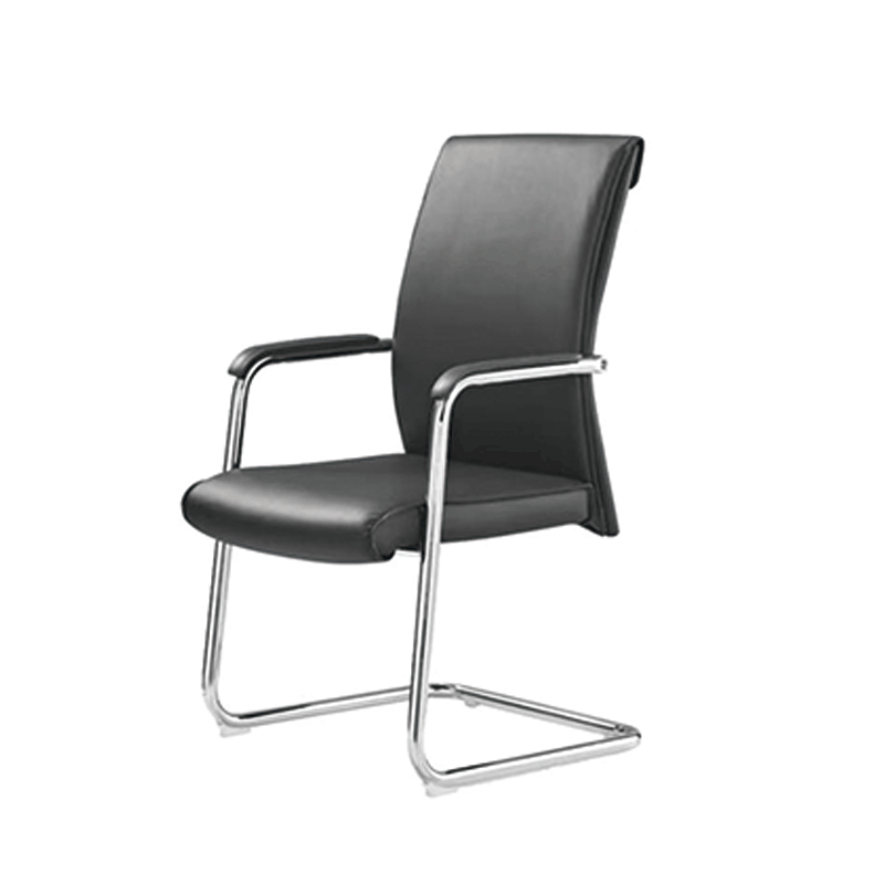 企来皮面弓形椅 570*610*1010mm 把高清大图