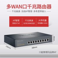 TP-LINK TL-R479G+ 企业级8口9口全千兆有线路由器多WAN口商用酒店网吧上网控制网络行为管理广告营销无线AP管理办公电脑组网小中大户型别墅级智能高速tplink
