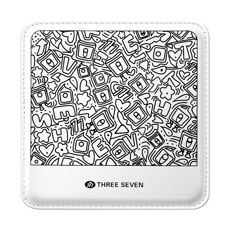 777(THREE SEVEN) GNT-SM092 指甲刀套装9件套涂鸦款白色高清大图