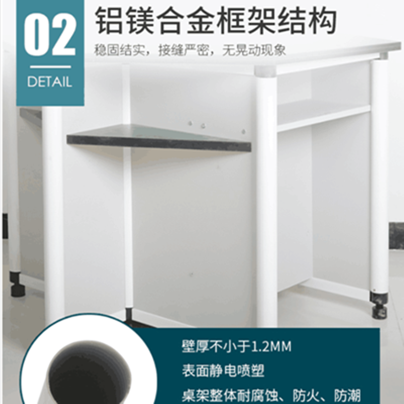 业飞QY-24科学实验桌六边形高清大图