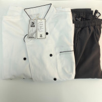 TDUO长袖秋冬餐饮厨师工作服X1 套