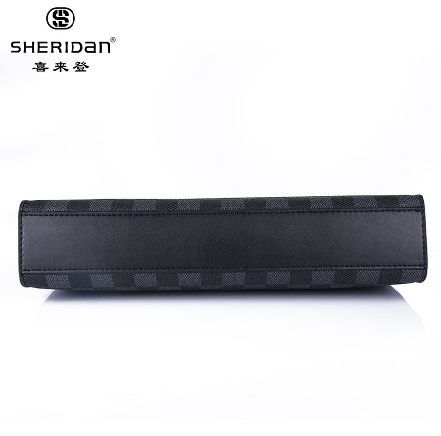 喜来登 精选头层牛皮,柔软耐磨;分格设计更实用方便。高清大图