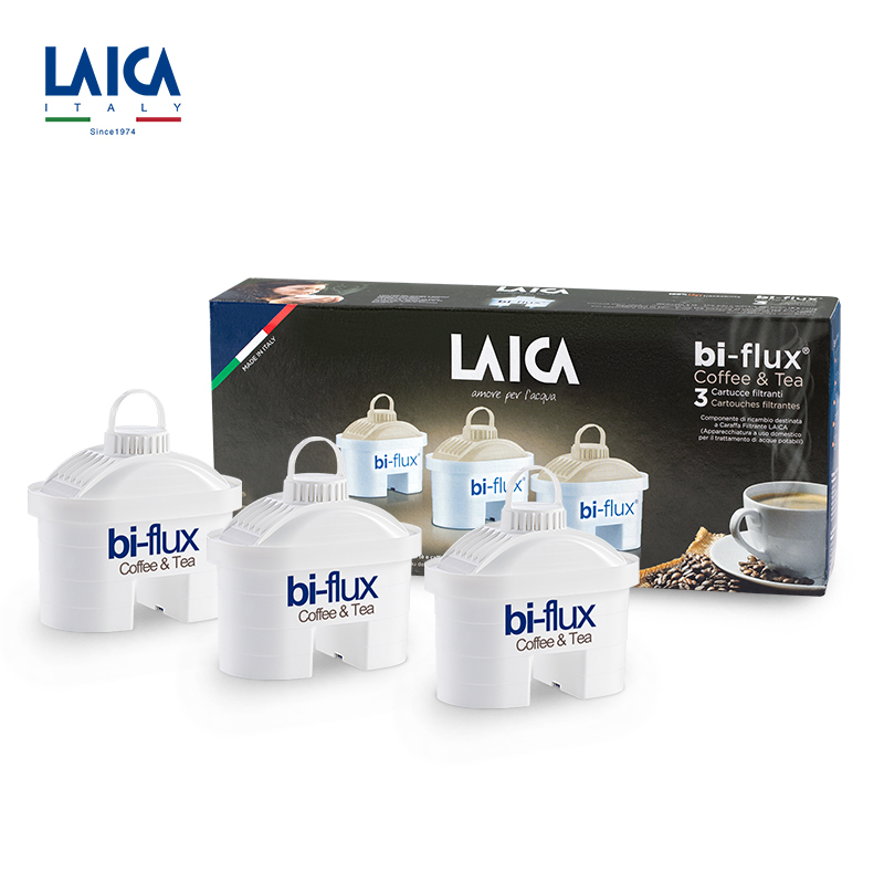 莱卡(LAICA) 茶咖滤芯(F3M) 意大利进口3只装滤芯 饮茶/咖啡 家用净水壶直饮净饮水机 通用滤芯