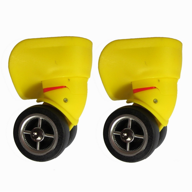 彩色飞机轮拉杆箱旅行箱行李箱包轮子配件万向轮静音耐磨