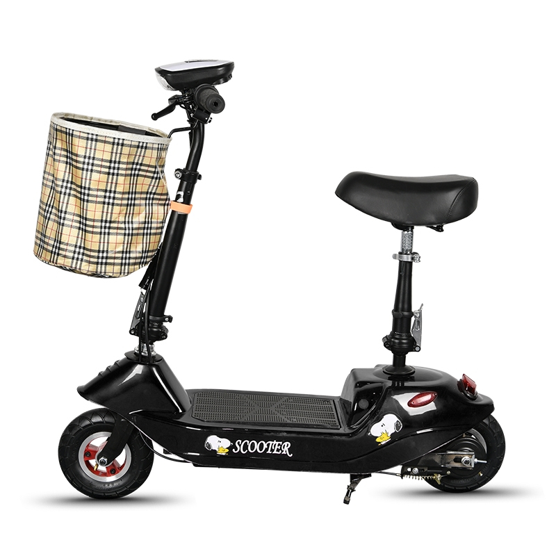 电动车折叠迷你电瓶车小型女士代步车成人两轮锂电池滑板车视频