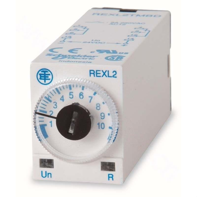 施耐德 Schneider Electric 迷你插入式继电器输出时间继电器-REXL，REXL2TMBD