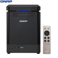 威联通(QNAP)TS453Bmini4G内存 四核处理器 直立 NAS 四盘位网络存储(无内置硬盘)