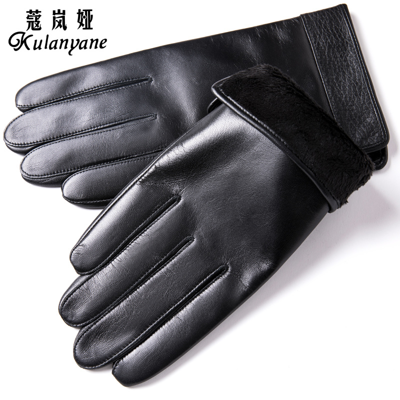 男式山羊皮触屏手套1878