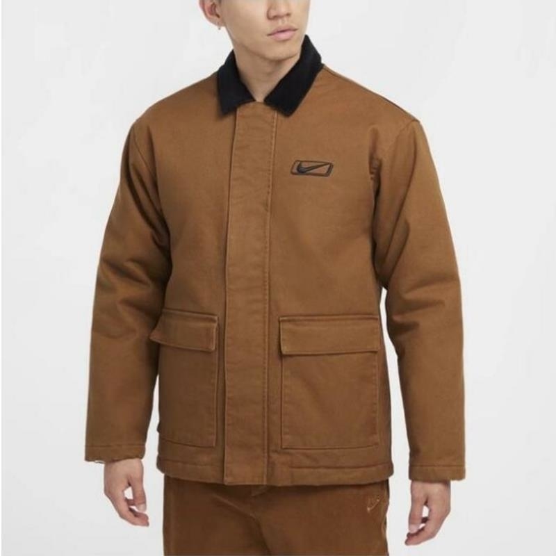 NIKE耐克棉服运动休闲保暖针织男装翻领外套HQ2953-281 D HQ2953-281 XL