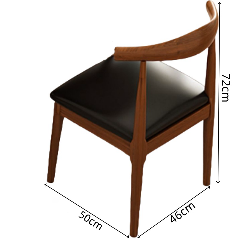华立伟餐椅牛角椅72cm把高清大图