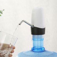 美厨(maxcook)桶装水抽水器 家用电动饮水器纯净水压水器 充电式无线电动上水器吸水器厨房小工具 白色MCPJ085
