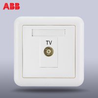 【ABB官方旗舰店】ABB开关插座面板ABB开关ABB插座德静 一位/普通电视插座AJ301