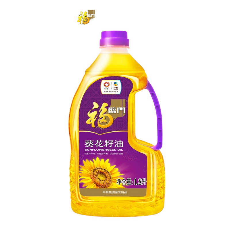 福临门 非转基因葵花籽油1.8L/桶 6桶/箱(单位:箱)