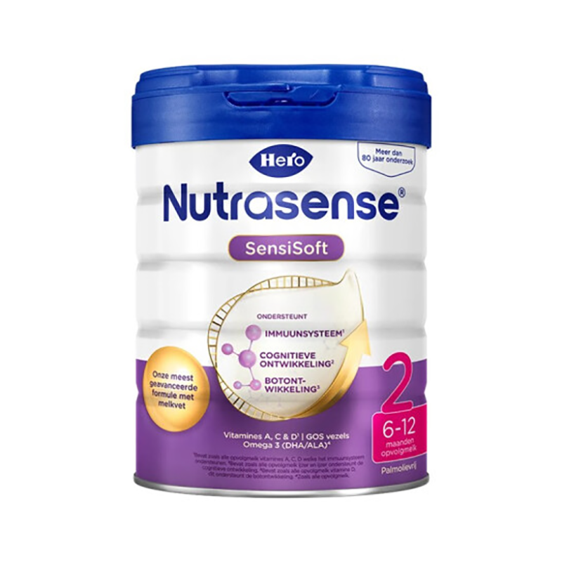 有效期到27年4月-Hero Baby天赋力荷兰白金版2段新包装6-12个月800g 婴幼儿配方奶粉荷兰本土原装进口