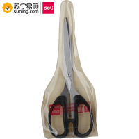 得力(deli)剪刀6010 黑色 单把装