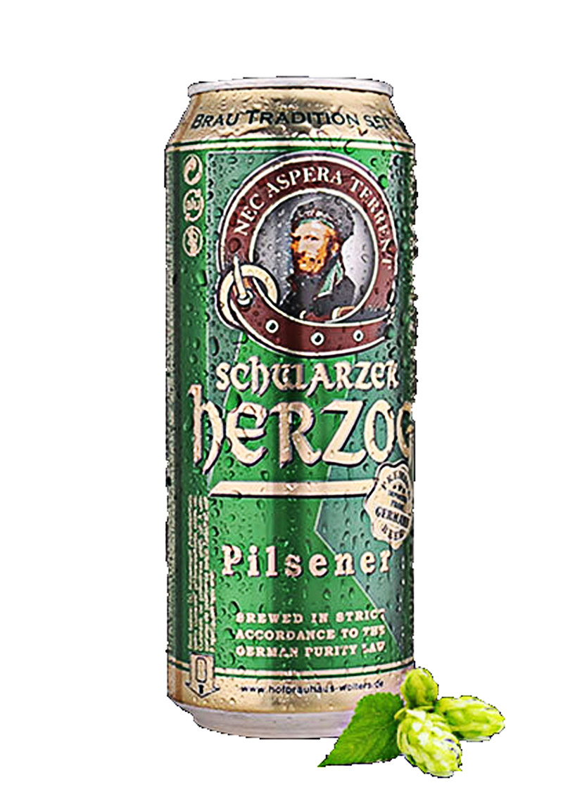 德国进口 歌德(schwarzer herzog )黄啤酒 500ml