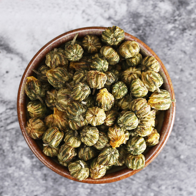 福东海 花草茶 菊花茶 胎菊茶杭白菊花蕾 胎菊60克/瓶