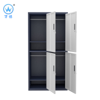 [万保]铁皮文件柜 办公家具 钢制办公柜 铁皮文件柜 四门更衣柜档案柜 器械柜 资料柜