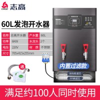 志高(CHIGO)开水器商用饮水机家用小型电热过滤烧水器全自动工厂开水机 60L/6KW数控发泡款220V-过滤