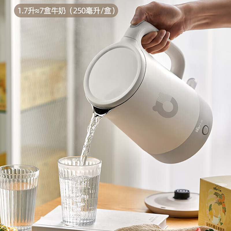 小熊 电水壶 保温壶 电热水壶 开水壶1.7L大容量养生 ZDH-Q17U7高清大图