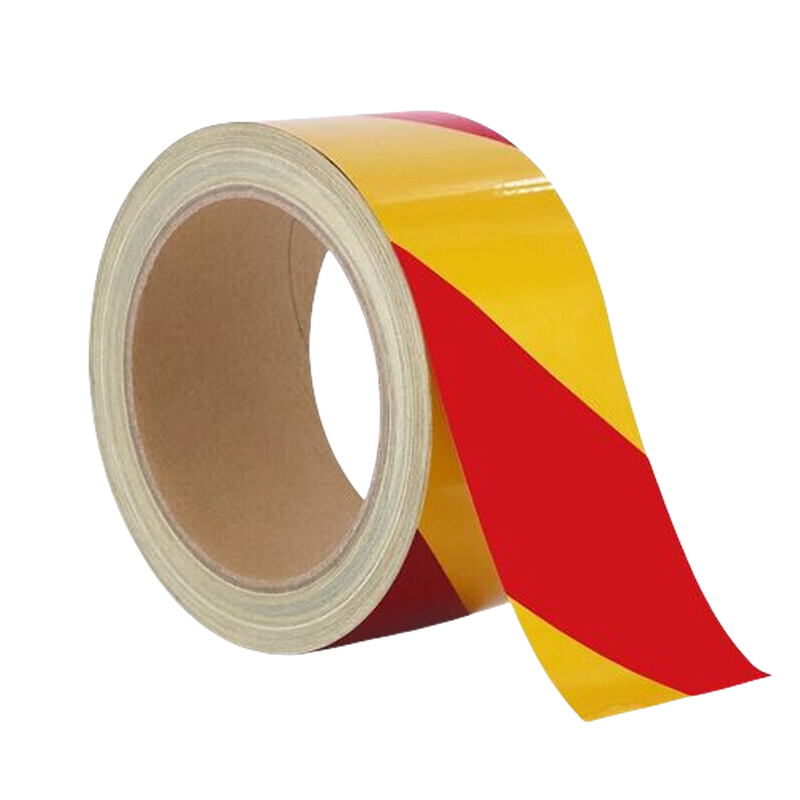 途务 反光警示胶带 红黄宽15cm*25m 卷高清大图