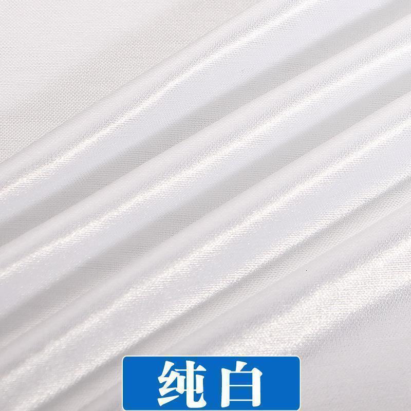 冰丝布料珠光窗帘舞台纱幔红绸布装饰背景布置婚庆布幔冰绸布料_2_203 默认尺寸 12号纯白