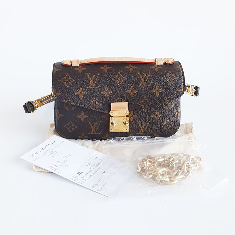 二手lv路易威登m46279女士老花新款小邮差包单肩斜挎包