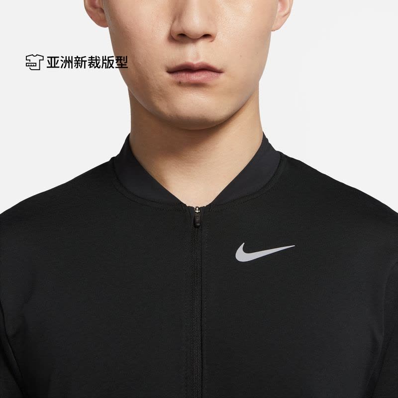 Nike耐克长袖针织衫男DRI-FIT透气运动户外跑步训练服DQ4756-010