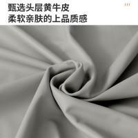 兰秀家居 床 真皮床卧室双人床意式软靠婚床现代简约皮艺床主卧实木高箱储物床