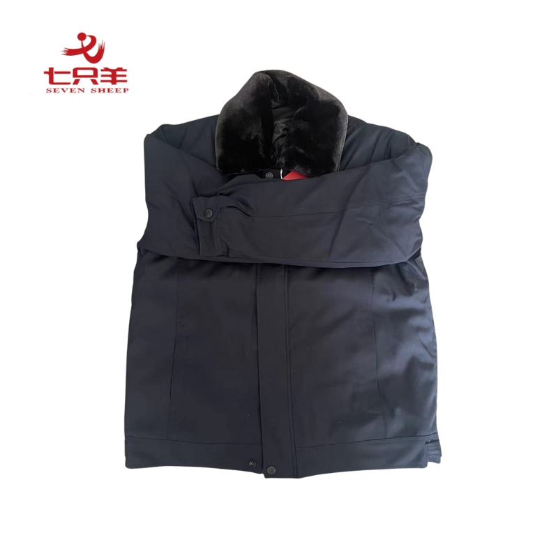 七只羊 羊毛防寒服 薄款 160-190 件高清大图