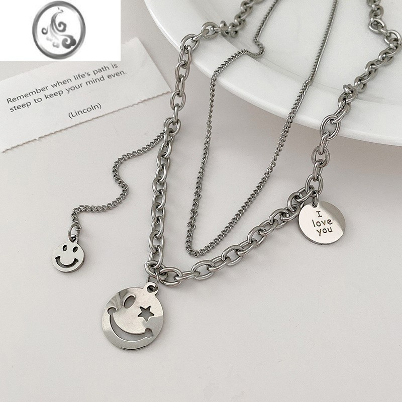 jimi儿童项链男孩潮装饰高级感男童新款钛钢配饰饰品个性嘻哈街童