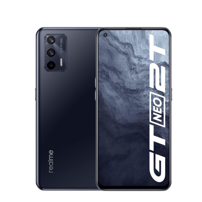 realme 真我GT Neo2T 8GB+256GB 墨黑 移动联通电信全网通5G手机 天玑1200-AI 5G处理器