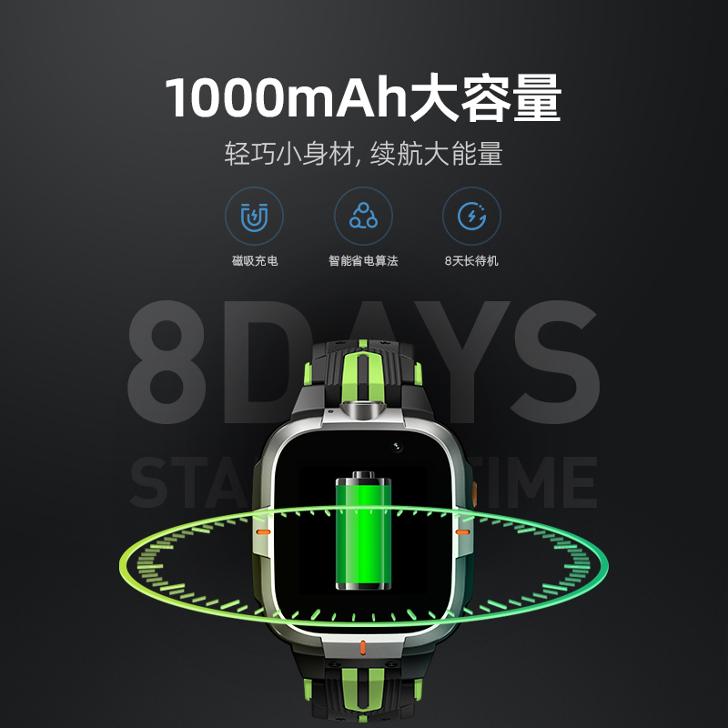 小寻AI学习手表Y2S黑粉移动联通电信全网通4G前后双摄视频通话GPS定位防水家庭群聊移动支付男女中小学生用AI互动学习