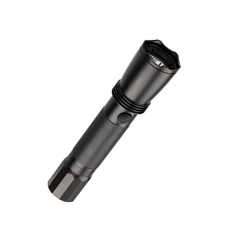 讯博士SDT480 3W 3.7V 强光*8h 工作光*16h 6000K IP65 LED 强光电筒 (单位:个) 黑色高清大图