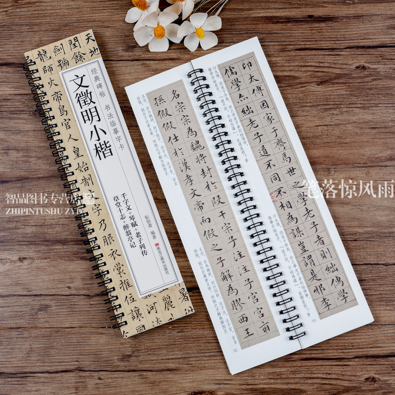[正版]文徵明小楷千字文琴赋老子列传草堂十志醉翁亭记 经典碑帖书法临摹字卡 原大墨迹本楷书毛笔书法字帖附简繁对照释文