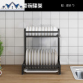 黑色碗架不锈钢厨房置物架晾放碗筷碗碟架盘子餐具收纳沥水架_870
