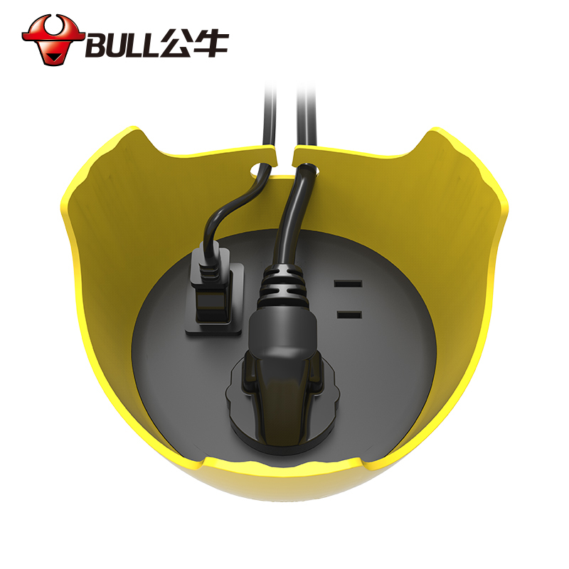 BULL公牛插座 GN-C3210 户外防雨淋排插线板室外电瓶电动车充电延长线3米插座