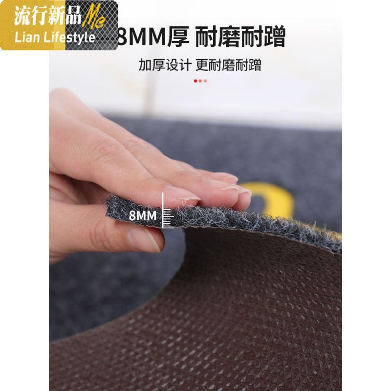 口地垫进入户家用垫卧室厨房吸水脚垫浴室卫生间防滑地毯 三维工匠图片