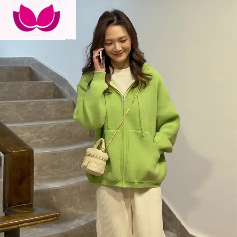 七斓春季大码女装2023年新款微胖御姐显瘦炸街高级感慵懒毛衣套装高清大图