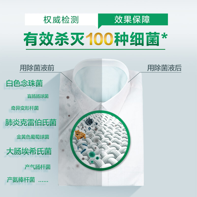 滴露(Dettol)衣物消毒液经典松木3L 衣物除菌液杀菌99.9% 除螨 可配洗衣液使用高清大图